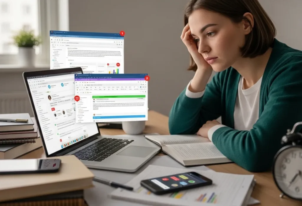 overwhelmed daily life stress