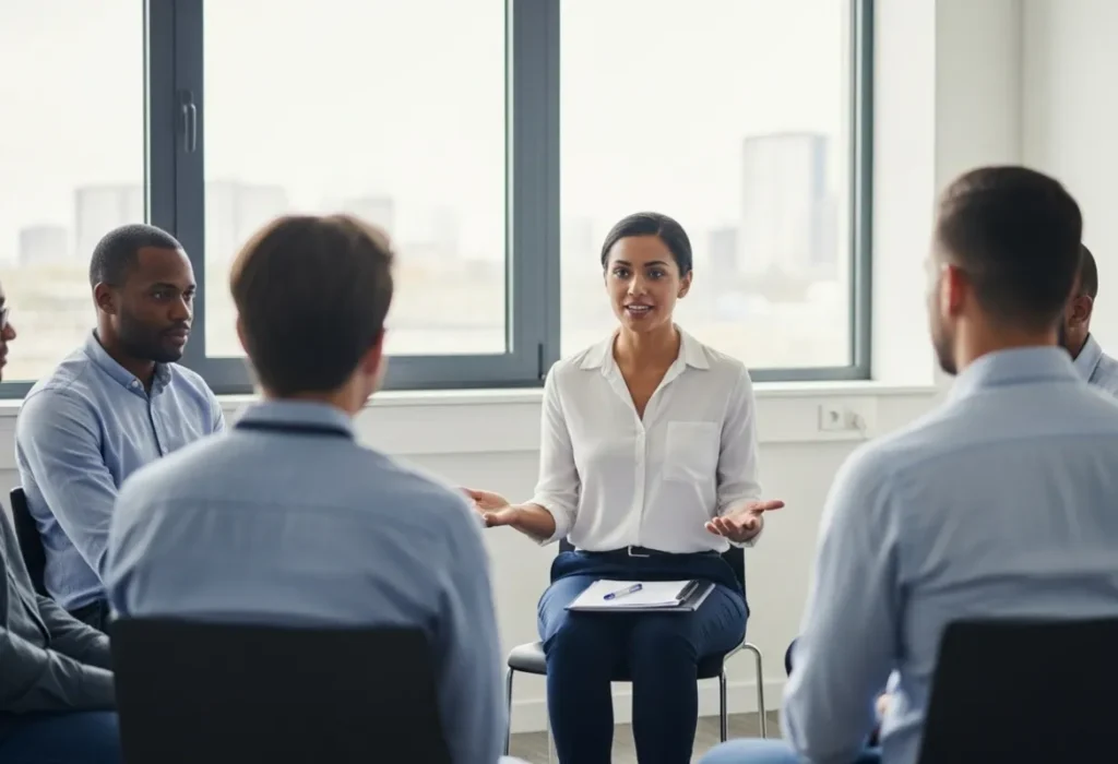 debriefing support session