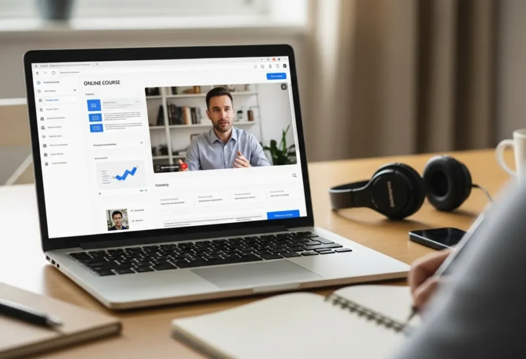 online stress training session